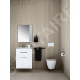 Laufen Kartell - Lavabo 600x460 mm, SaphirKeramik, avec LCC, blanc H8103344001121