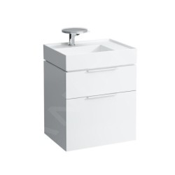 Laufen Kartell - Lavabo 600x460 mm, avec 1 trou pour robinetterie, SaphirKeramik, avec LCC, blanc H8103344001111