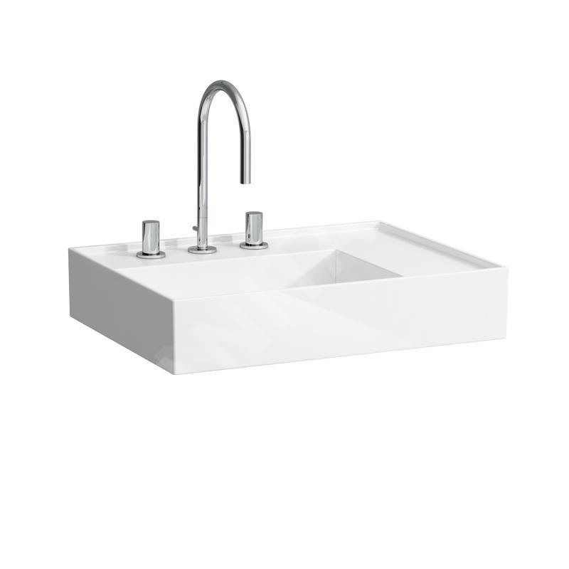 Laufen Kartell - Lavabo 600x460 mm, avec 3 trous pour robinetterie, SaphirKeramik, blanc H8103340001581 Laufen Kartell - Lavabo 600x460 mm, avec 3 trous pour robinetterie, SaphirKeramik, blanc H8103340001581