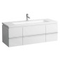 Laufen Living - Double-lavabo à poser, 1300 x 480 mm, 2 trous pour robinetterie, blanc H8164360001151 Laufen Living - Double-lavabo à poser, 1300 x 480 mm, 2 trous pour robinetterie, blanc H8164360001151