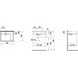 Laufen Kartell - Lavabo 600x460 mm, SaphirKeramik, blanc H8103340001121 Laufen Kartell - Lavabo 600x460 mm, SaphirKeramik, blanc H8103340001121