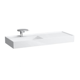 Laufen Kartell - Lavabo 1200x460 mm, avec 1 trou pour robinetterie, SaphirKeramik, blanc H8133320001111