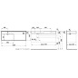 Laufen Kartell - Lavabo 1200x460 mm, avec 1 trou pour robinetterie, SaphirKeramik, avec LCC, blanc H8133324001111 Laufen Kartell - Lavabo 1200x460 mm, avec 1 trou pour robinetterie, SaphirKeramik, avec LCC, blanc H8133324001111