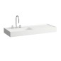 Laufen Kartell - Lavabo 1200x460 mm, avec 3 trous pour robinetterie, SaphirKeramik, avec LCC, blanc H8133324001581 Laufen Kartell - Lavabo 1200x460 mm, avec 3 trous pour robinetterie, SaphirKeramik, avec LCC, blanc H8133324001581