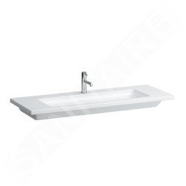 Laufen Living - Lavabo à poser 1300x480 mm, avec 1 trou de robinet, blanc H8164360001041