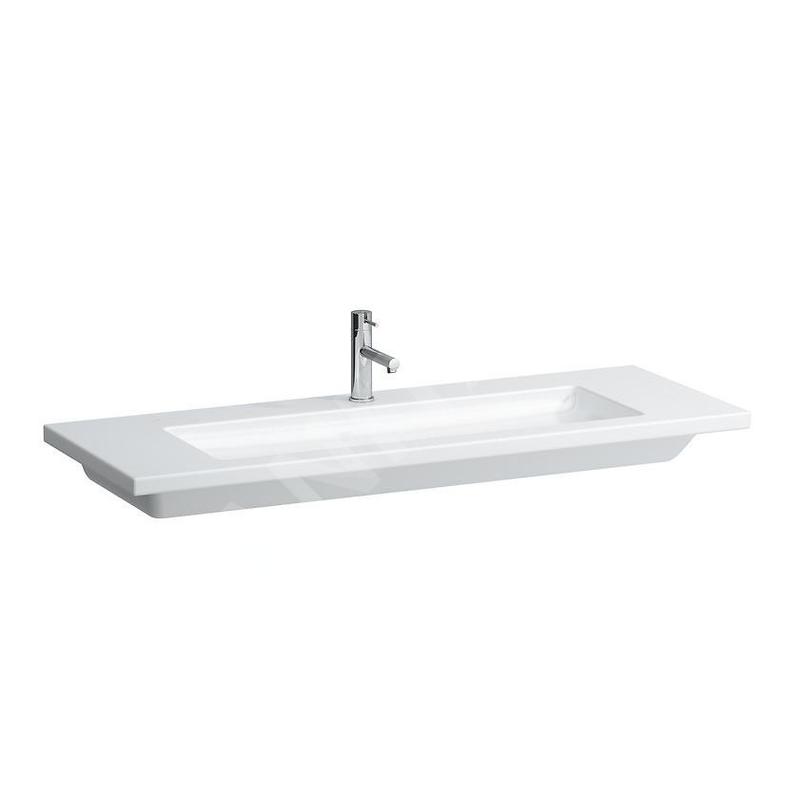 Laufen Living - Lavabo à poser 1300x480 mm, avec 1 trou de robinet, blanc H8164360001041 Laufen Living - Lavabo à poser 1300x480 mm, avec 1 trou de robinet, blanc H8164360001041