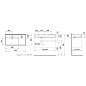 Laufen Kartell - Lavabo 900x460 mm, avec 1 trou pour robinetterie, SaphirKeramik, blanc H8103380001111 Laufen Kartell - Lavabo 900x460 mm, avec 1 trou pour robinetterie, SaphirKeramik, blanc H8103380001111