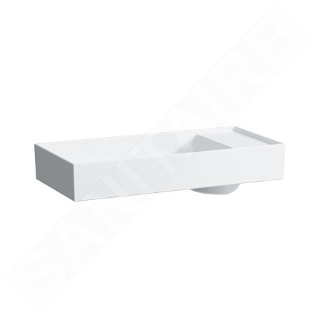 Laufen Kartell - Lavabo 750x350 mm, avec 1 trou pour robinetterie, SaphirKeramik, blanc H8123320001111