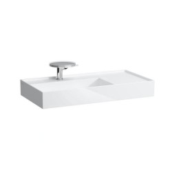 Laufen Kartell - Lavabo 900x460 mm, avec 1 trou pour robinetterie, SaphirKeramik, blanc H8103384001111