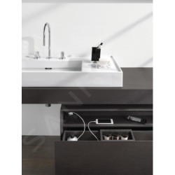 Laufen Kartell - Lavabo 900x460 mm, avec 1 trou pour robinetterie, SaphirKeramik, blanc H8103384001111