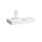 Laufen Kartell - Lavabo 900x460 mm, avec 3 trous pour robinetterie, SaphirKeramik, avec LCC, blanc H8103384001581 Laufen Kartell - Lavabo 900x460 mm, avec 3 trous pour robinetterie, SaphirKeramik, avec LCC, blanc H8103384001581