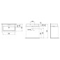 Laufen Living - Lavabo à poser 800x460 mm, avec 1 trou pour robinetterie, blanc H8174370001041 Laufen Living - Lavabo à poser 800x460 mm, avec 1 trou pour robinetterie, blanc H8174370001041