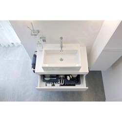 Laufen Living - Lavabo de meuble 600x460 mm, avec 1 trou de robinet, blanc H8174330001041