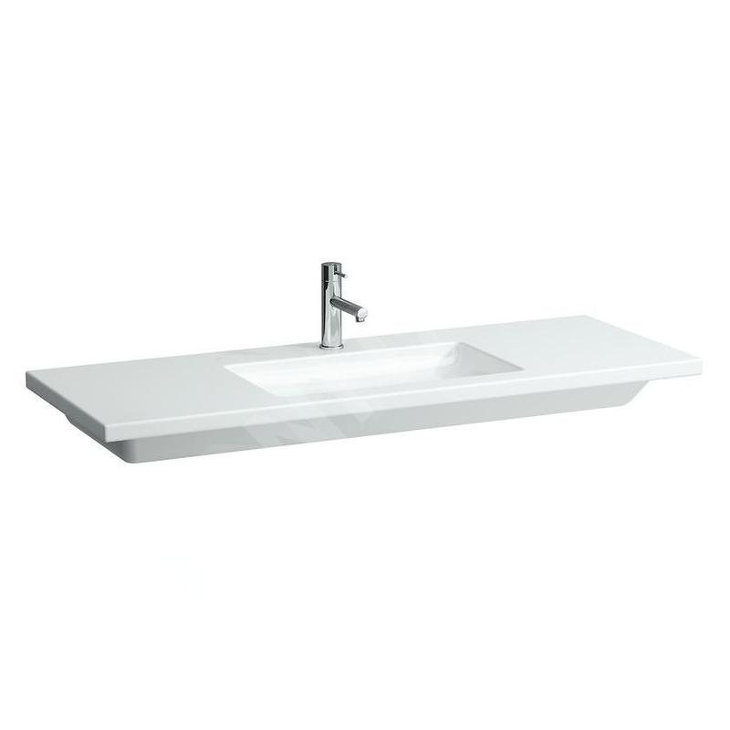 Laufen Living - Lavabo de meuble 1300x480 cm, sans trop-plein, 3 trous pour robinetterie, blanc H8164350001581 Laufen Living - Lavabo de meuble 1300x480 cm, sans trop-plein, 3 trous pour robinetterie, blanc H8164350001581