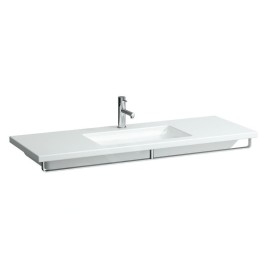 Laufen Living - Lavabo de meuble 1300x480 cm, sans trop-plein, 3 trous pour robinetterie, blanc H8164350001581