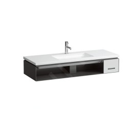 Laufen Living - Lavabo de meuble 1300x480 cm, sans trop-plein, 3 trous pour robinetterie, blanc H8164350001581