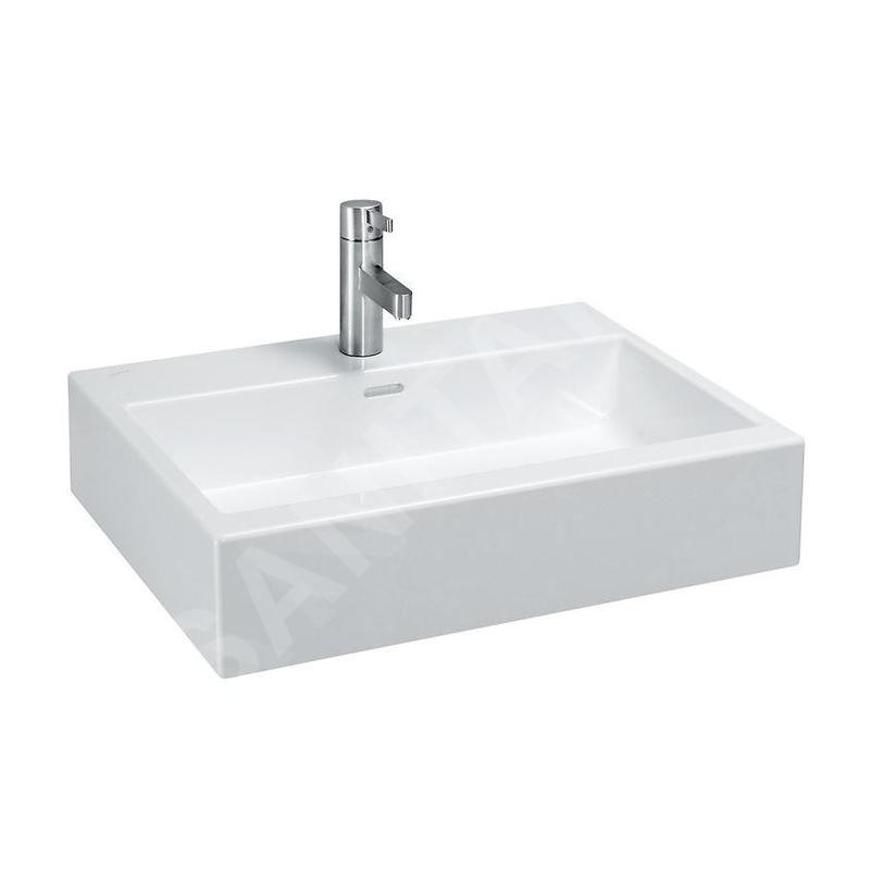 Laufen Living - Lavabo à poser 600x460 mm, sans trou pour robinetterie, blanc H8174340001091 Laufen Living - Lavabo à poser 600x460 mm, sans trou pour robinetterie, blanc H8174340001091