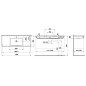 Laufen Living - Lavabo à poser 1300x480 mm, sans trou pour robinetterie, blanc H8164350001091 Laufen Living - Lavabo à poser 1300x480 mm, sans trou pour robinetterie, blanc H8164350001091