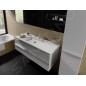 Laufen Living - Lavabo à poser 1300x480 mm, avec 3 trou de robinet, blanc H8164350001081
