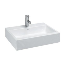 Laufen Living - Lavabo à poser 600x460 mm, avec 1 trou pour robinetterie, blanc H8174340001041