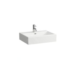 Laufen Living - Lavabo à poser 600x460 mm, avec 1 trou pour robinetterie, blanc H8174340001041