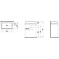 Laufen Living - Vasque, 600x340 cm, sans trop-plein, avec LCC, blanc H8114344001121 Laufen Living - Vasque, 600x340 cm, sans trop-plein, avec LCC, blanc H8114344001121