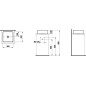 Laufen Living - Vasque, 360x360 cm, sans trop-plein, blanc H8114330001121 Laufen Living - Vasque, 360x360 cm, sans trop-plein, blanc H8114330001121
