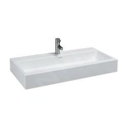 Laufen Living - Lavabo à poser 1000x460 mm, avec 1 trou pour robinetterie, blanc H8184380001041