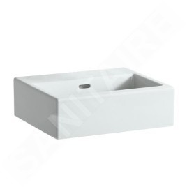 Laufen Living - Lave-mains 450x380 mm, sans trou pour robinetterie, blanc H8154330001091