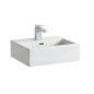 Laufen Living - Lave-mains 450x380 mm, avec 1 trou pour robinetterie, blanc H8154330001041