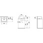 Laufen Living - Lave-mains 450x380 mm, avec 1 trou pour robinetterie, blanc H8154330001041