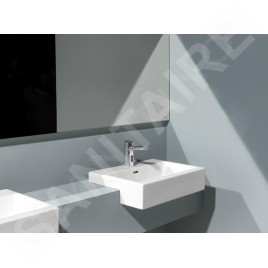 Laufen Living - Lavabo à encastrer 550x460 mm, sans trou pour robinetterie, blanc H8134320001091