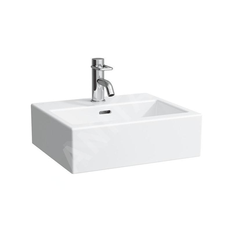 Laufen Living - Lave-mains 450x380 mm, avec 1 trou pour robinetterie, blanc H8154320001041