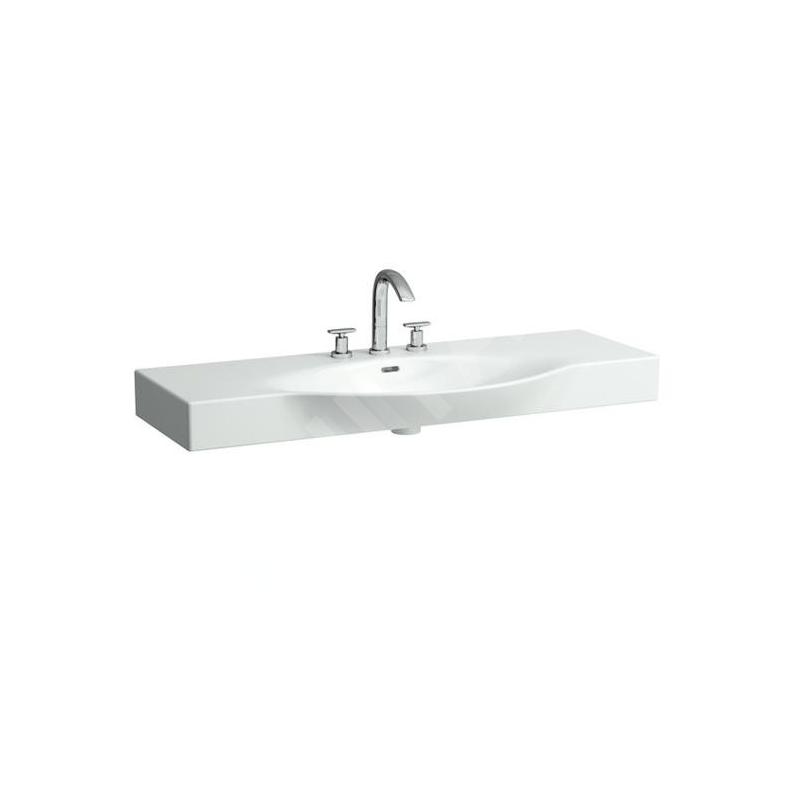 Laufen Palace - Lavabo à poser 1200x510 mm, 3 trous pour robinetterie, blanc H8117040001081 Laufen Palace - Lavabo à poser 1200x510 mm, 3 trous pour robinetterie, blanc H8117040001081