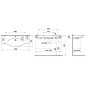 Laufen Palace - Lavabo à poser 1200x510 mm, 3 trous pour robinetterie, blanc H8117040001081 Laufen Palace - Lavabo à poser 1200x510 mm, 3 trous pour robinetterie, blanc H8117040001081