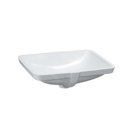 Laufen Pro A - Lavabo à encastrer, 490x360 mm, sans trou pour robinetterie, blanc H8119610001091
