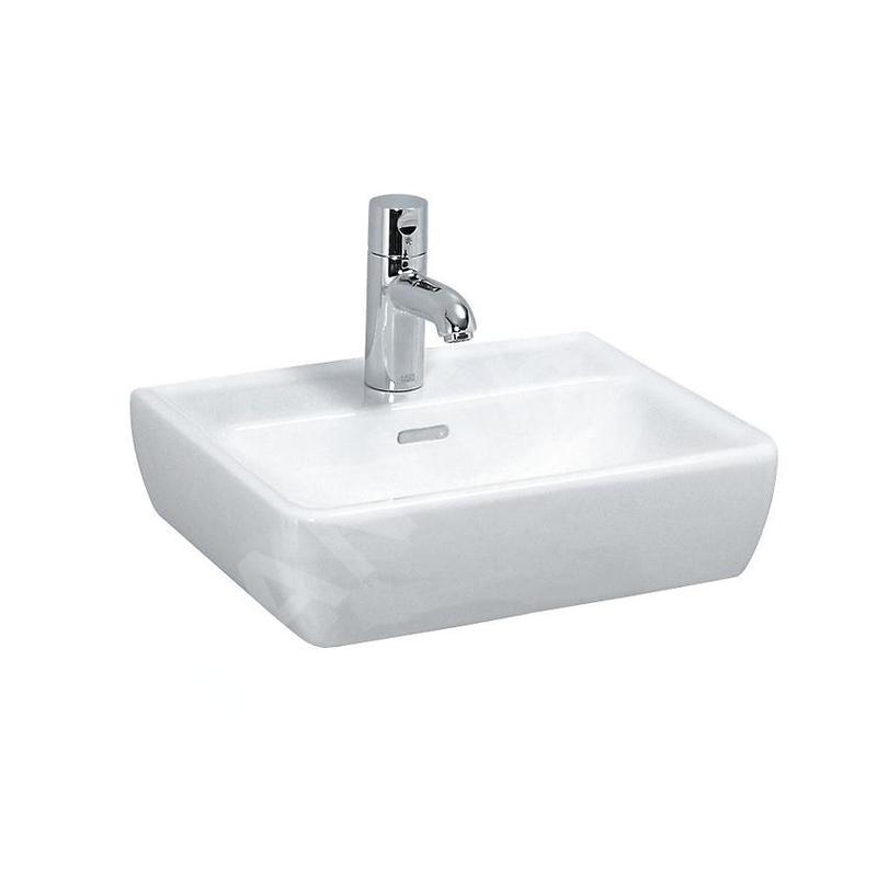 Laufen Pro - Lave-mains, 450x340 mm, sans trou pour mitigeur, avec LCC, blanc H8119514001091