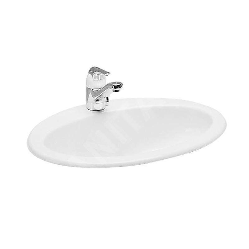 Laufen Indova - Lavabo à encastrer, 610x480 mm, 1 trou pour robinetterie, blanc H8113920000001 Laufen Indova - Lavabo à encastrer, 610x480 mm, 1 trou pour robinetterie, blanc H8113920000001