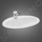 Laufen Indova - Lavabo à encastrer, 610x480 mm, 1 trou pour robinetterie, blanc H8113920000001 Laufen Indova - Lavabo à encastrer, 610x480 mm, 1 trou pour robinetterie, blanc H8113920000001