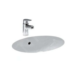 Laufen Birova - Lavabo à encastrer 530x405 mm, avec trop-plein, blanc H8111910000001