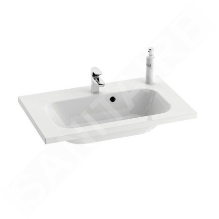 Ravak Chrome - Lavabo 700x490 mm, avec un trou pour robinet, blanc XJG01170000