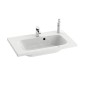 Ravak Chrome - Lavabo 700x490 mm, avec un trou pour robinet, blanc XJG01170000 Ravak Chrome - Lavabo 700x490 mm, avec un trou pour robinet, blanc XJG01170000