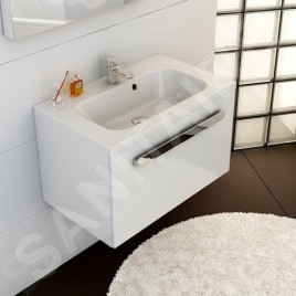 Ravak Chrome - Lavabo 700x490 mm, avec un trou pour robinet, blanc XJG01170000