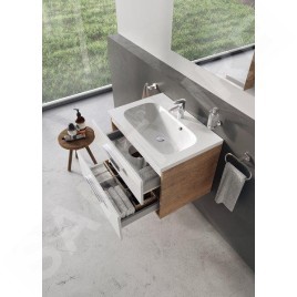 Ravak Chrome - Lavabo 700x490 mm, avec un trou pour robinet, blanc XJG01170000