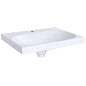 Geberit Acanto - Lavabo 600x482 mm, avec 1 trou, avec trop-plein dissimulé, avec KeraTect, blanc 500.629.01.8 Geberit Acanto - Lavabo 600x482 mm, avec 1 trou, avec trop-plein dissimulé, avec KeraTect, blanc 500.629.01.8