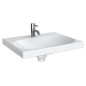 Geberit Acanto - Lavabo 600x482 mm, avec 1 trou, avec trop-plein dissimulé, avec KeraTect, blanc 500.629.01.8 Geberit Acanto - Lavabo 600x482 mm, avec 1 trou, avec trop-plein dissimulé, avec KeraTect, blanc 500.629.01.8