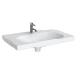 Geberit Acanto - Lavabo 750x482 mm, avec 1 trou, avec trop-plein dissimulé, blanc 500.630.01.2 Geberit Acanto - Lavabo 750x482 mm, avec 1 trou, avec trop-plein dissimulé, blanc 500.630.01.2