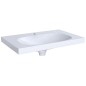 Geberit Acanto - Lavabo 750x482 mm, avec 1 trou, avec trop-plein dissimulé, avec KeraTect, blanc 500.630.01.8 Geberit Acanto - Lavabo 750x482 mm, avec 1 trou, avec trop-plein dissimulé, avec KeraTect, blanc 500.630.01.8