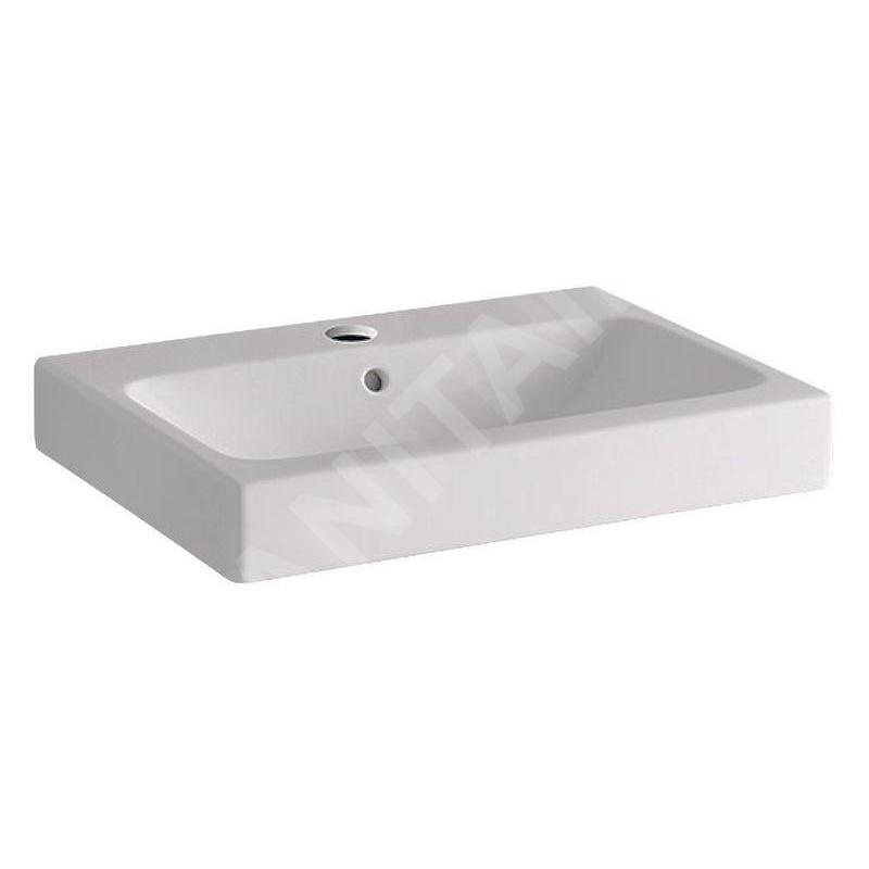 Geberit iCon - Lavabo 600x485 mm, avec 1 trou, avec trop-plein, avec KeraTect, blanc 124560600 Geberit iCon - Lavabo 600x485 mm, avec 1 trou, avec trop-plein, avec KeraTect, blanc 124560600