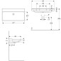 Geberit Xeno 2 - Lavabo 900x422 mm, sans trou, sans trop-plein, avec KeraTect, blanc 500.532.01.1 Geberit Xeno 2 - Lavabo 900x422 mm, sans trou, sans trop-plein, avec KeraTect, blanc 500.532.01.1